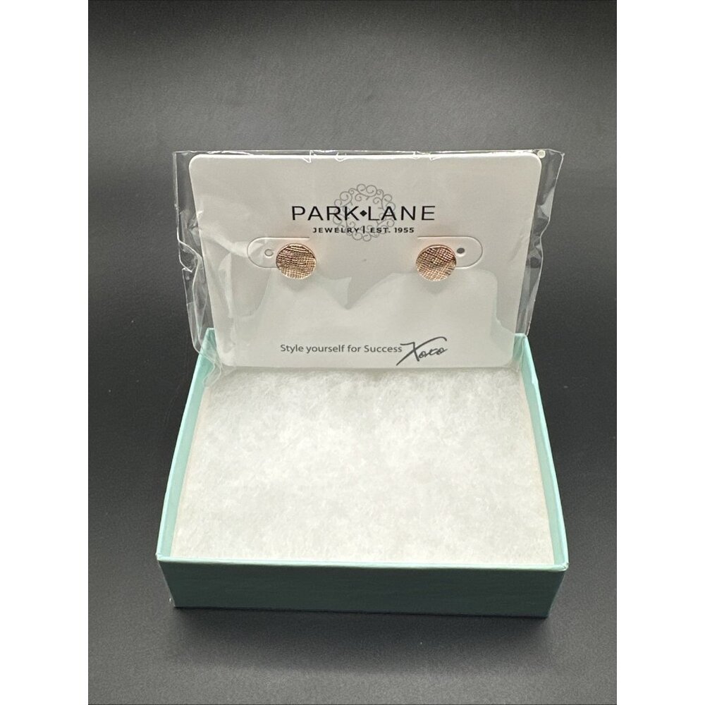 NIB Park Lane "DOTTIE" Pierced Earrings  ROSE GOLD - NIB